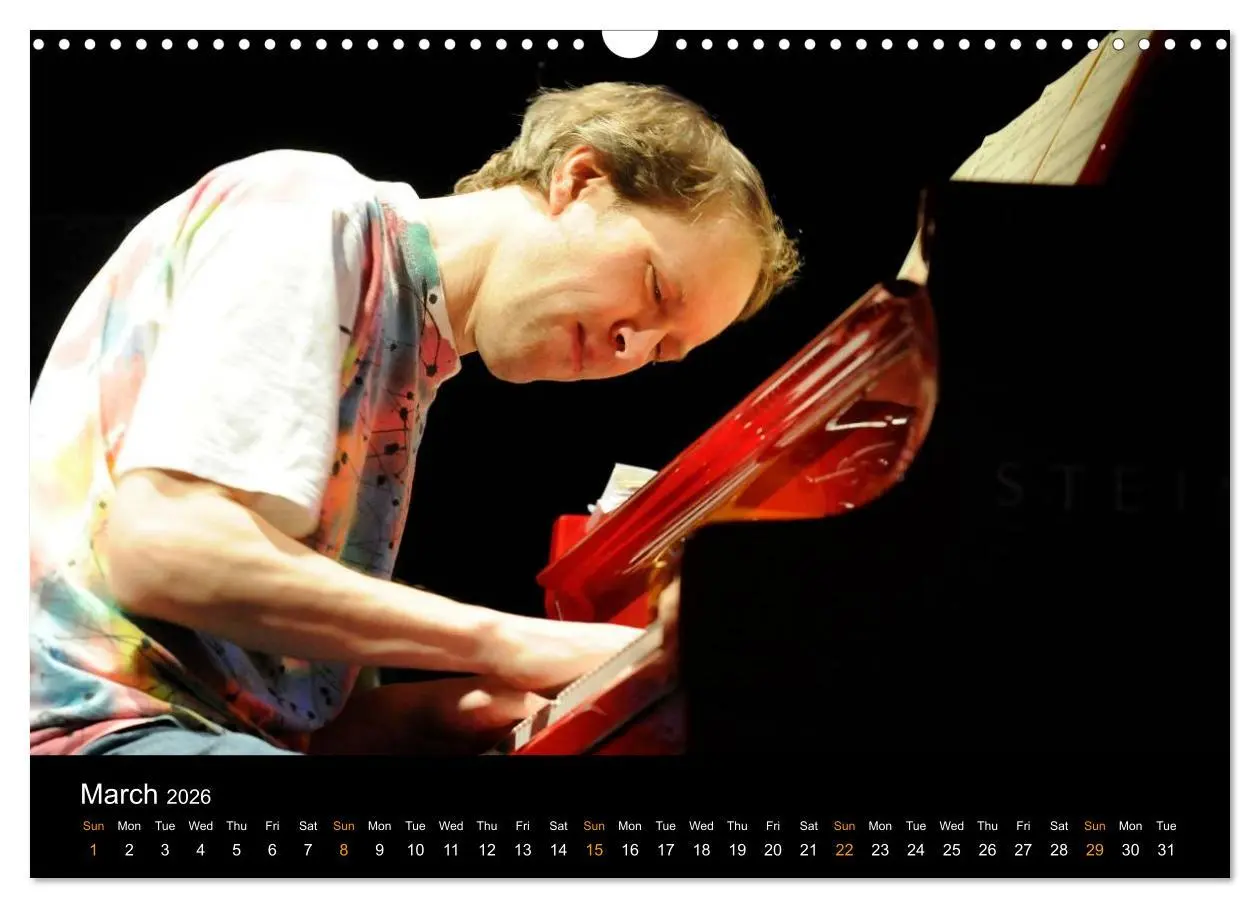 Bild: 9783516582543 | Jazz Pianists 2026 (Wall Calendar 2026 DIN A3 landscape), CALVENDO...