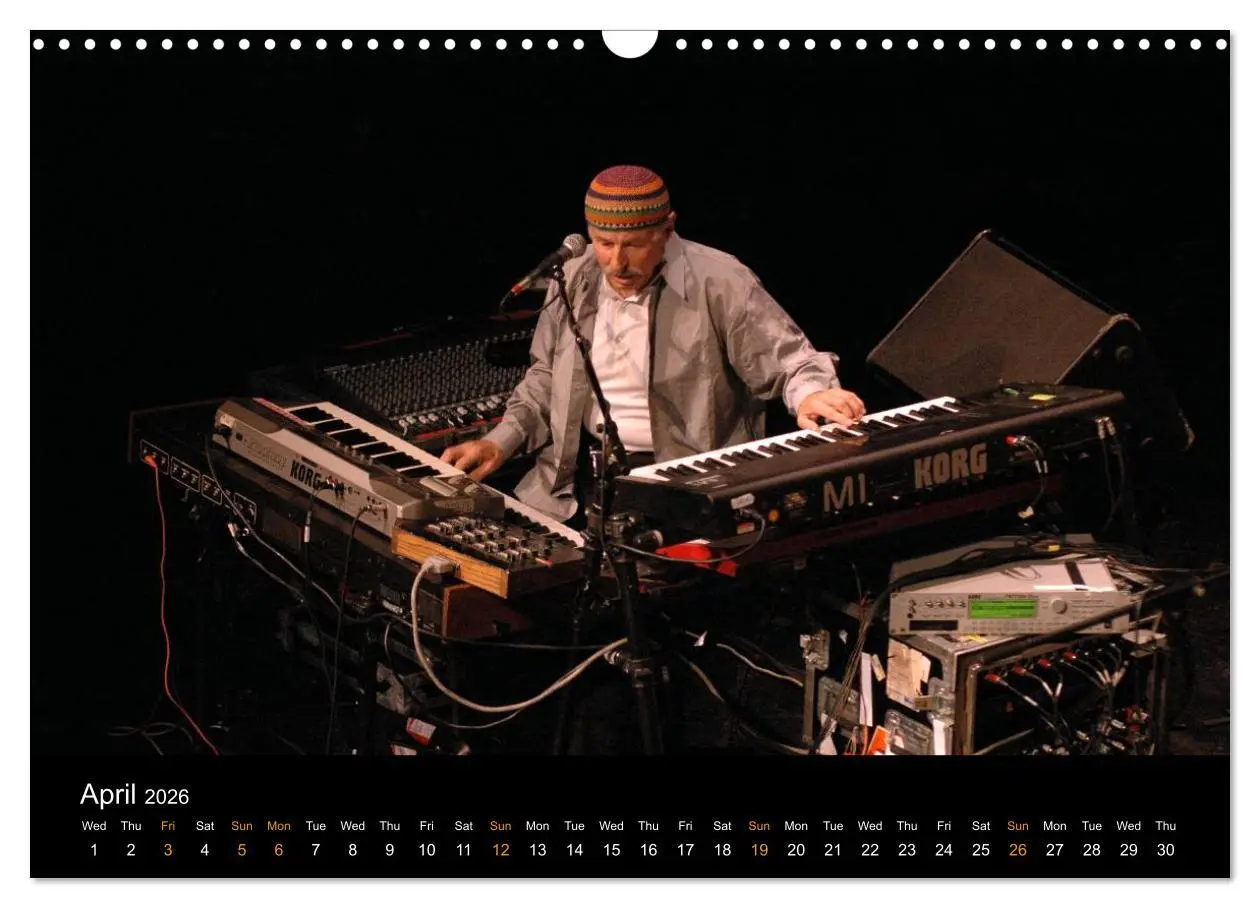 Bild: 9783516582543 | Jazz Pianists 2026 (Wall Calendar 2026 DIN A3 landscape), CALVENDO...