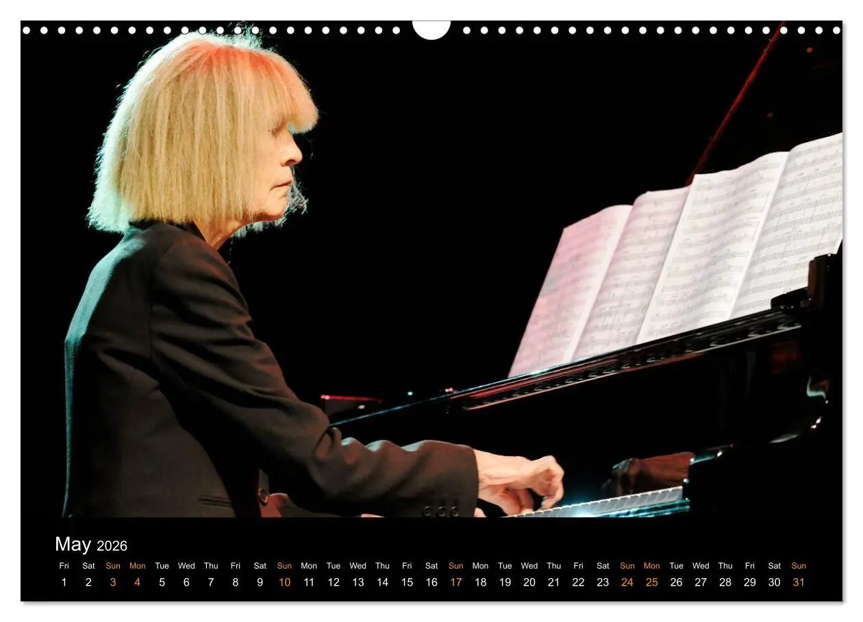 Bild: 9783516582543 | Jazz Pianists 2026 (Wall Calendar 2026 DIN A3 landscape), CALVENDO...