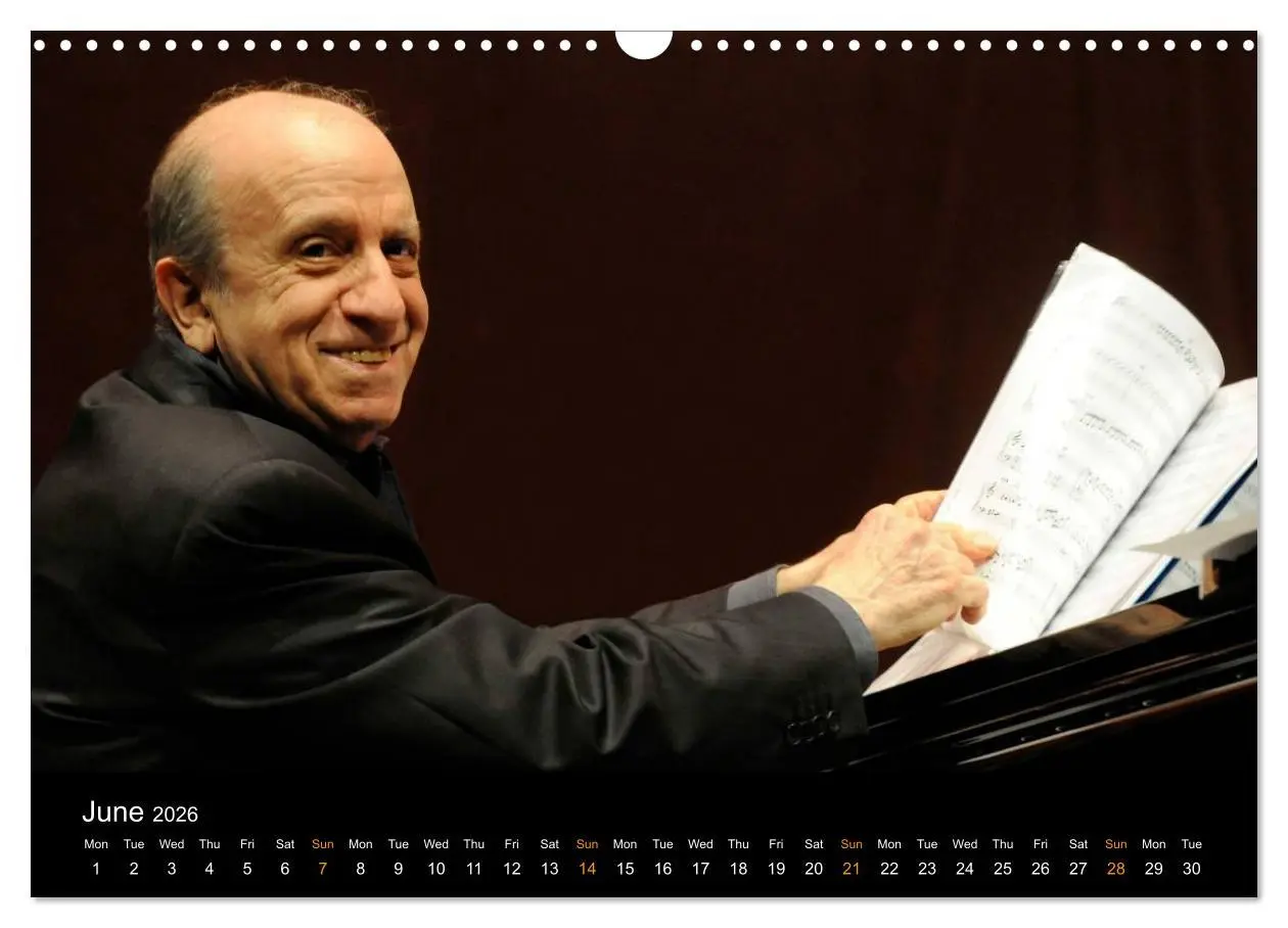 Bild: 9783516582543 | Jazz Pianists 2026 (Wall Calendar 2026 DIN A3 landscape), CALVENDO...