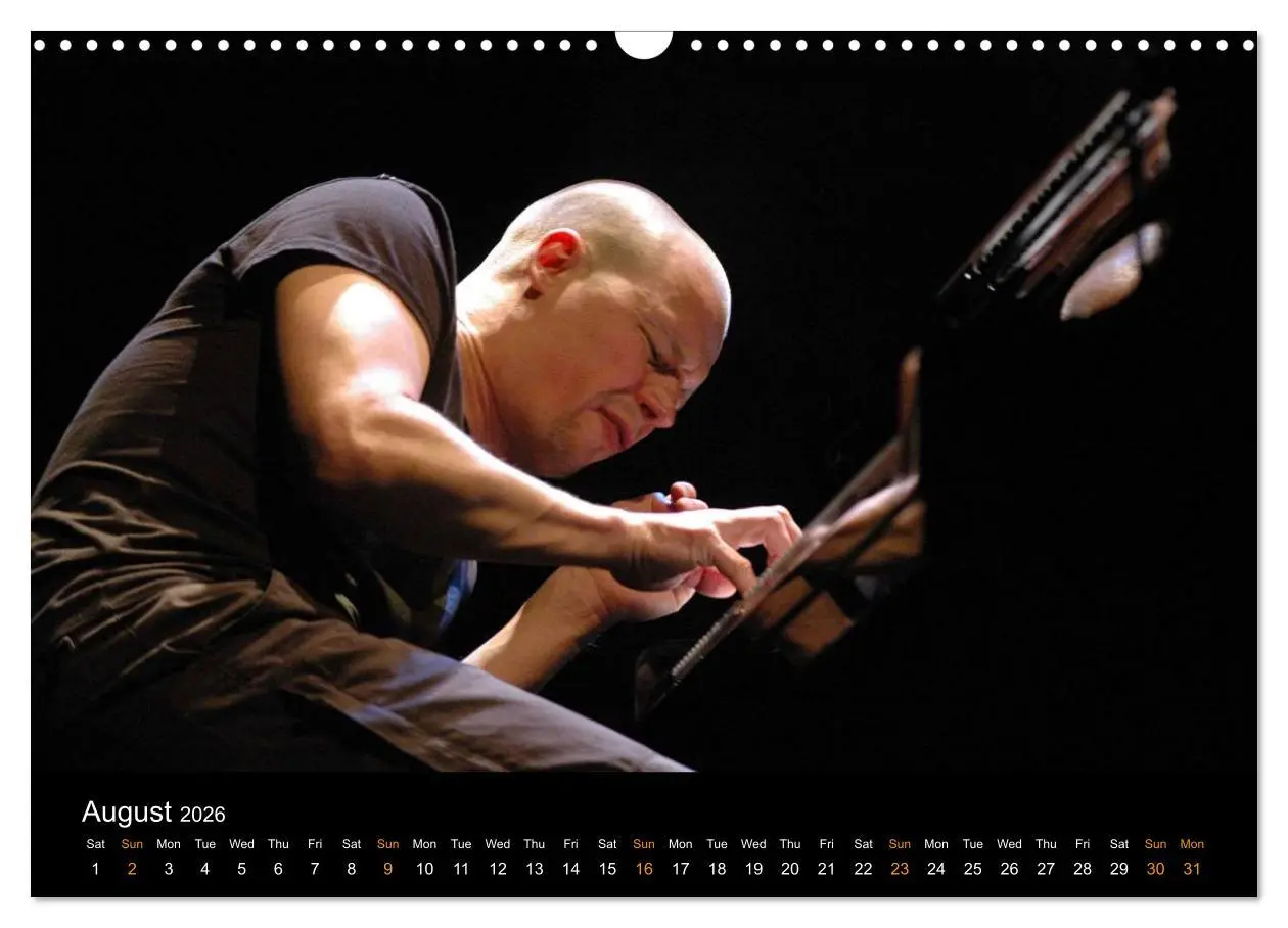 Bild: 9783516582543 | Jazz Pianists 2026 (Wall Calendar 2026 DIN A3 landscape), CALVENDO...