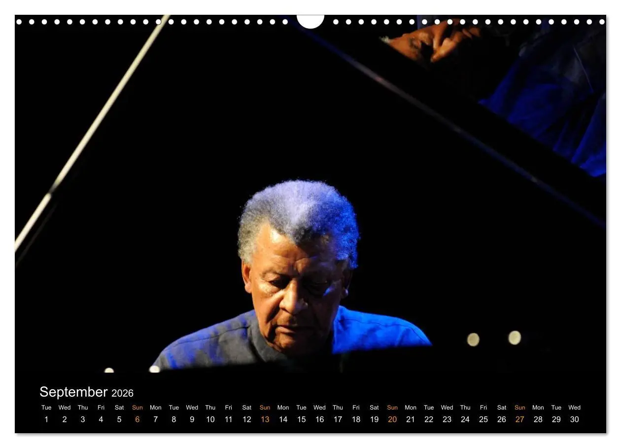 Bild: 9783516582543 | Jazz Pianists 2026 (Wall Calendar 2026 DIN A3 landscape), CALVENDO...