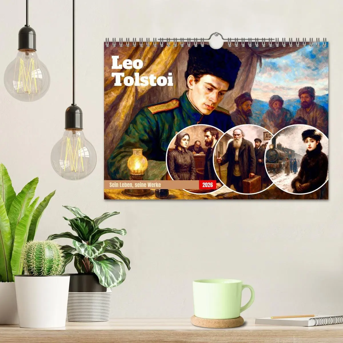 Bild: 9783516652543 | Leo Tolstoi (Wandkalender 2026 DIN A4 quer), CALVENDO Monatskalender