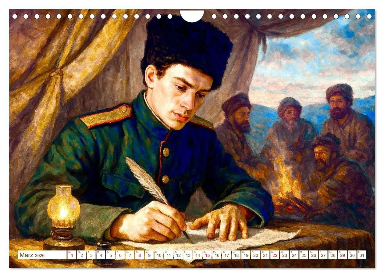 Bild: 9783516652543 | Leo Tolstoi (Wandkalender 2026 DIN A4 quer), CALVENDO Monatskalender
