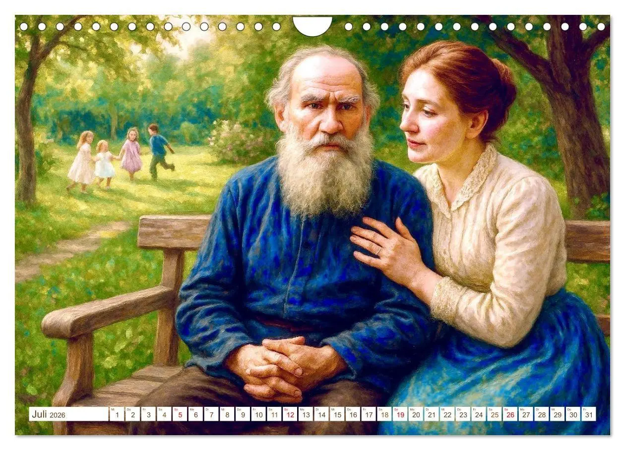 Bild: 9783516652543 | Leo Tolstoi (Wandkalender 2026 DIN A4 quer), CALVENDO Monatskalender