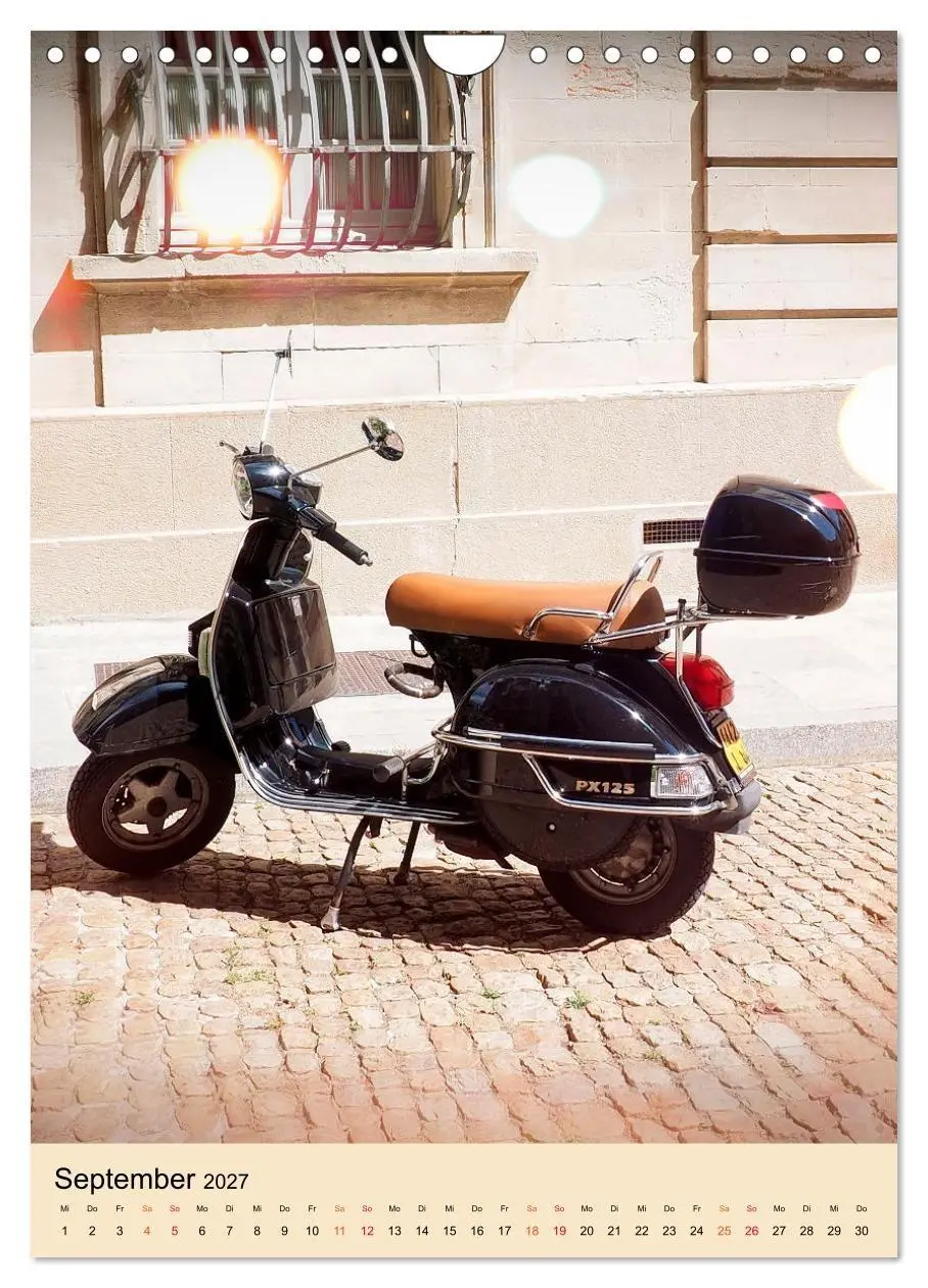 Bild: 9783569362543 | Meine Roller Vesparade (Wandkalender 2027 DIN A4 hoch), CALVENDO...