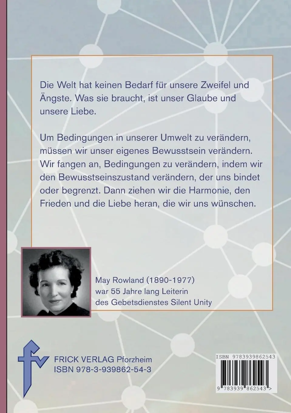 Rückseite: 9783939862543 | Glaube wirkt durch Liebe | May Rowland | Taschenbuch | Deutsch | 2021