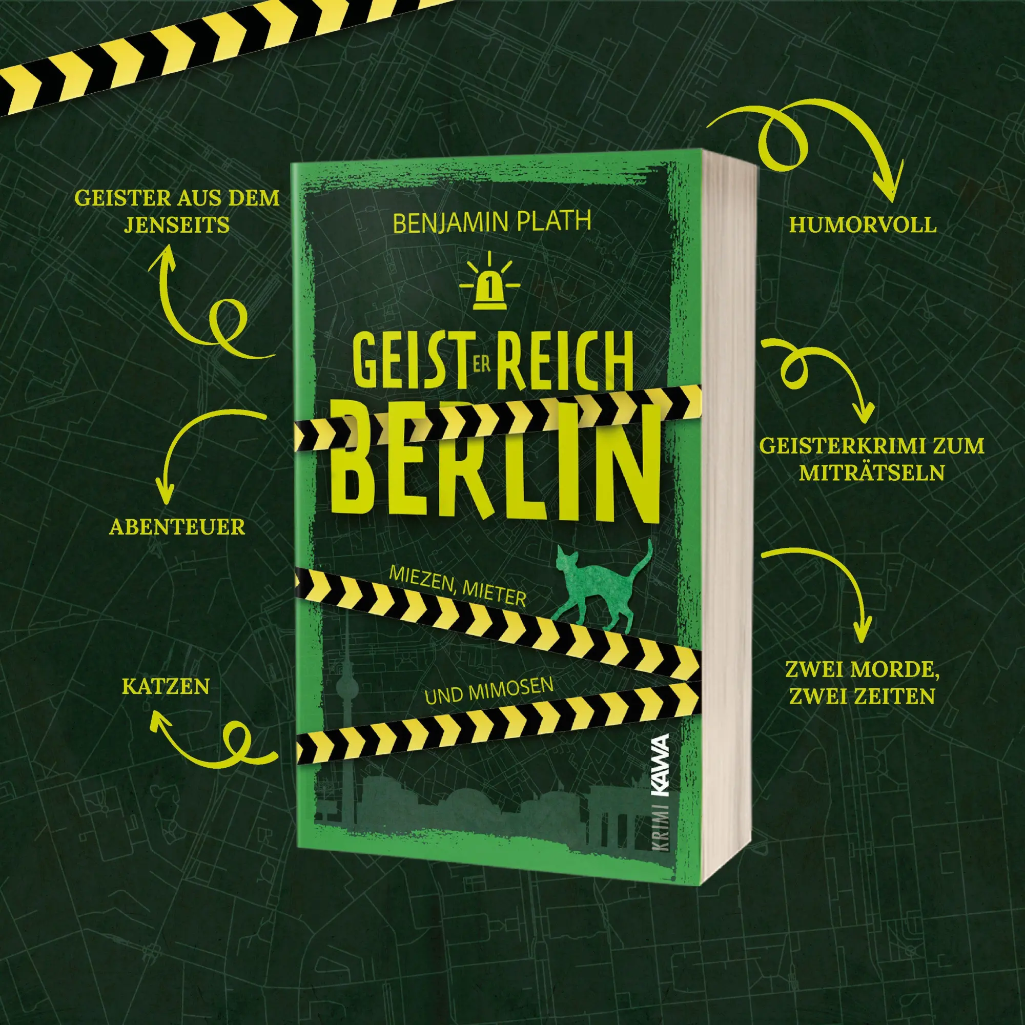 Bild: 9783986602543 | Geisterreich Berlin | Benjamin Plath | Taschenbuch | 380 S. | Deutsch