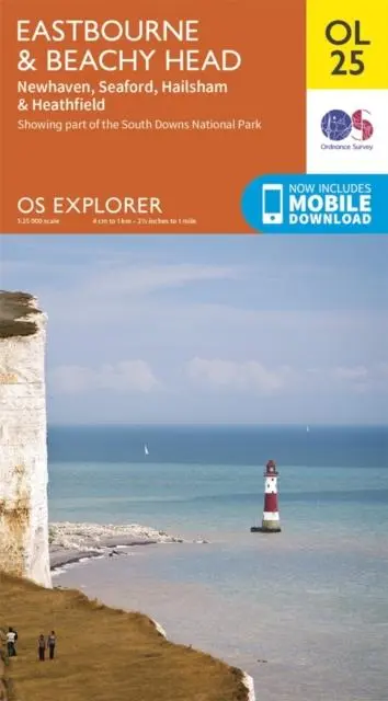 Cover: 9780319242643 | Eastbourne &amp; Beachy Head, Newhaven, Seaford, Hailsham &amp; Heathfield