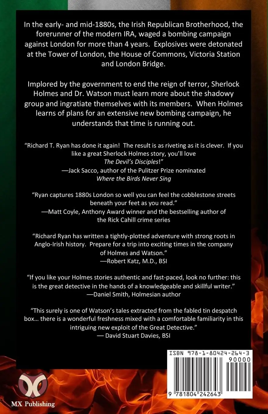 Rückseite: 9781804242643 | The Devil's Disciples | A Sherlock Holmes Adventure | Richard T. Ryan