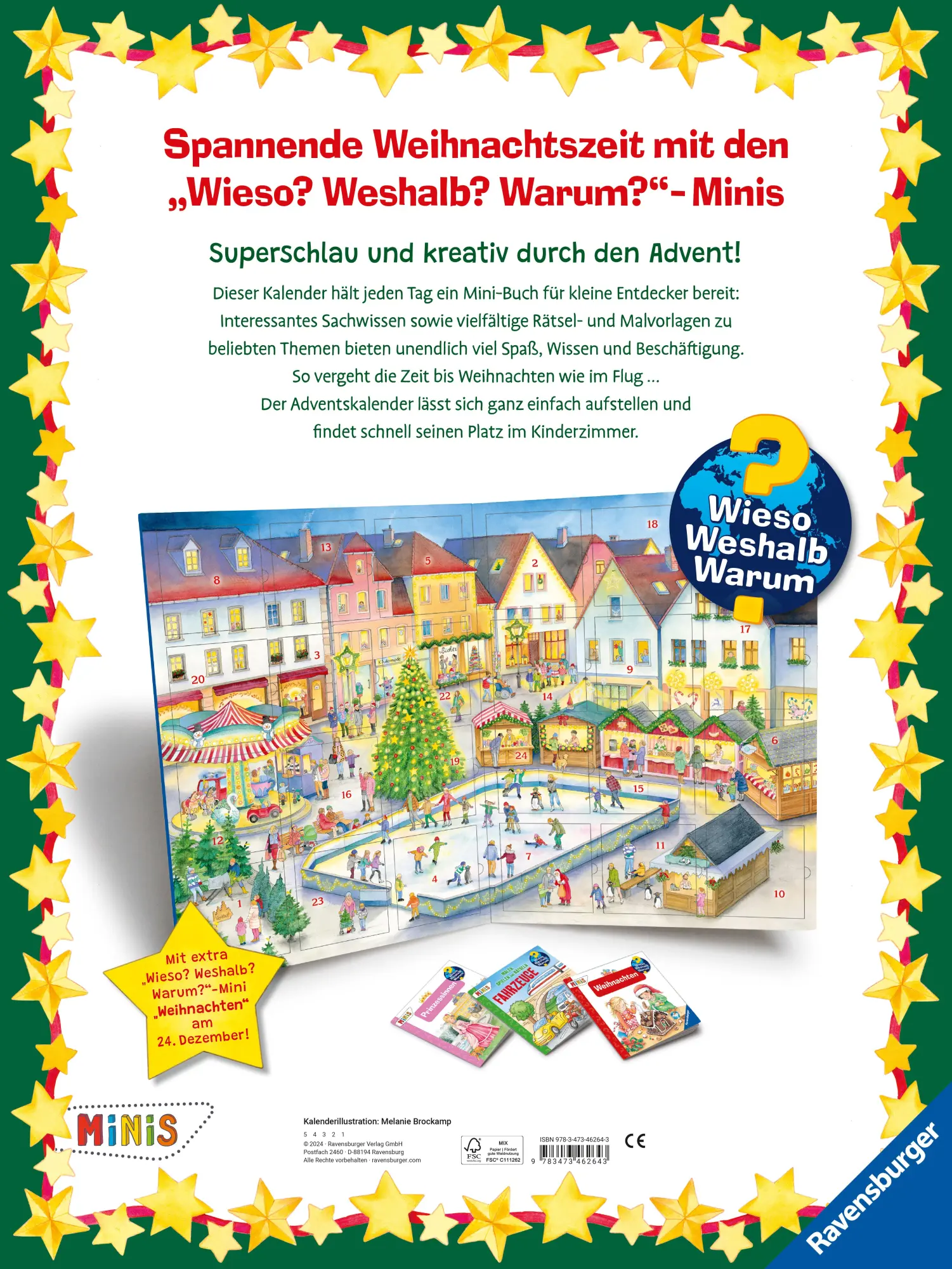 Rückseite: 9783473462643 | Wieso? Weshalb? Warum? - Mein Adventskalender | Kalender | 4 S.