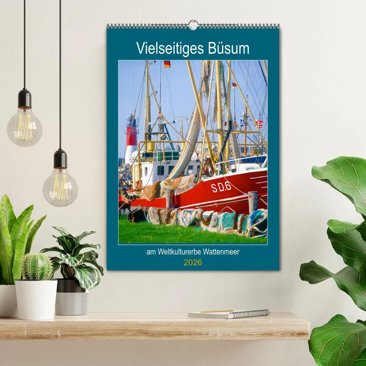 Bild: 9783516402643 | Vielseitiges Büsum (Wandkalender 2026 DIN A2 hoch), CALVENDO...