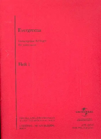Cover: 9790206062643 | Evergreens Band 1: für Akkordeon mit B-Stimme | Songbuch (Klarinette)