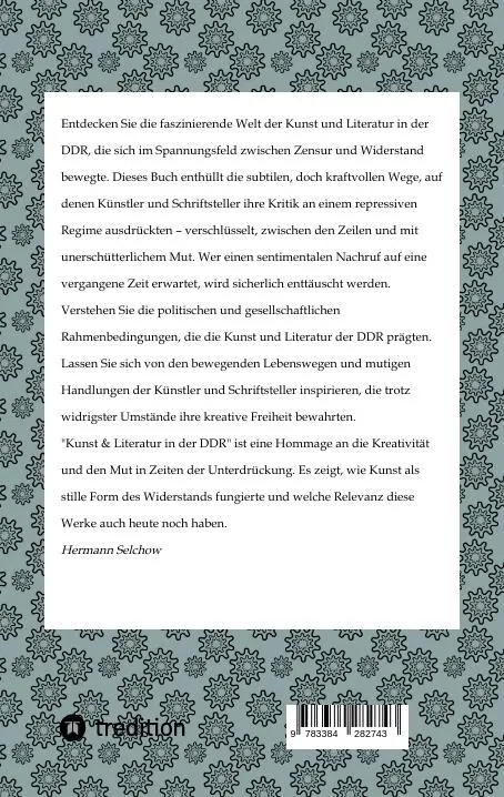 Rückseite: 9783384282743 | Kunst &amp; Literatur in der DDR | Widerstand zwischen den Zeilen | Buch