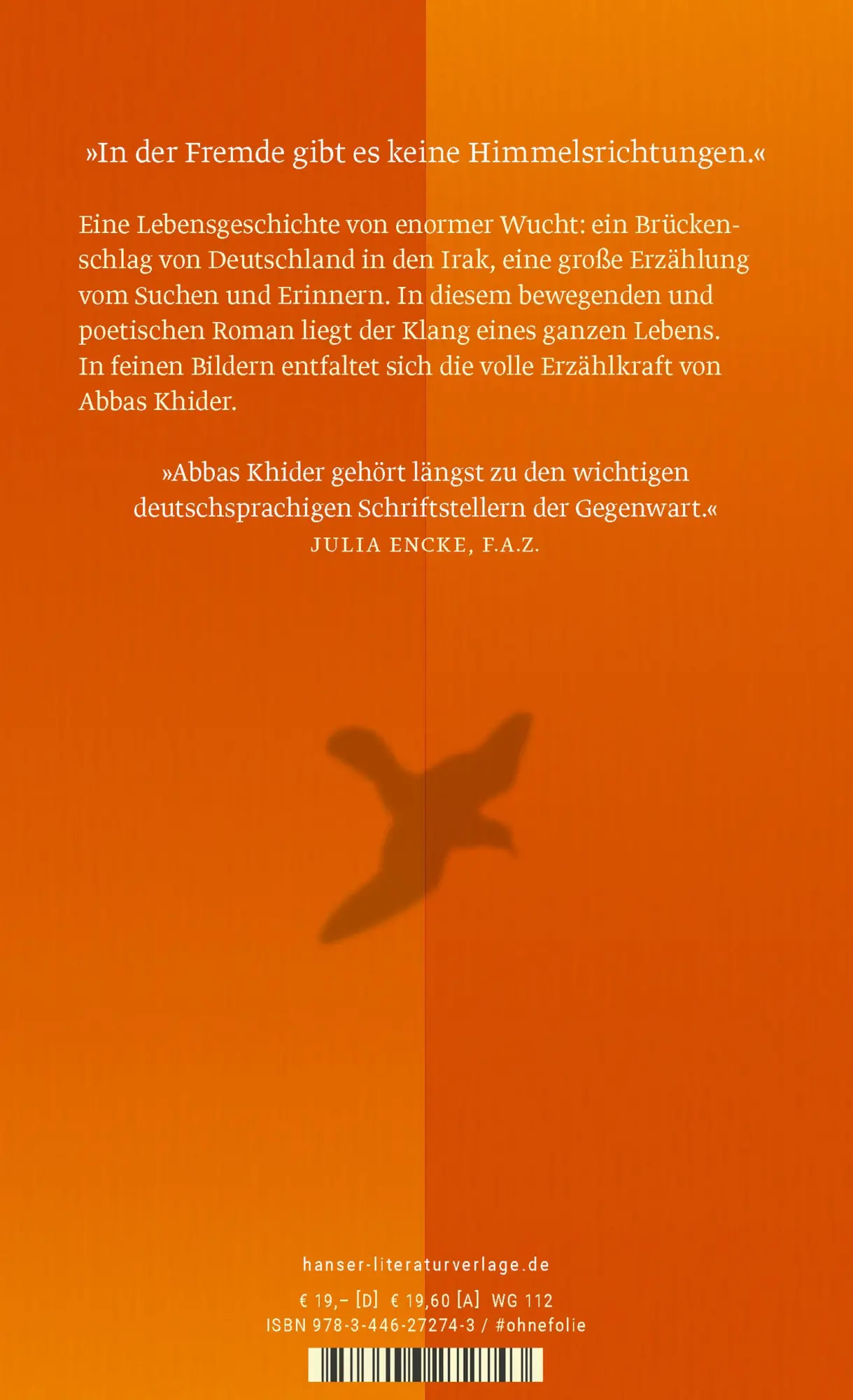 Bild: 9783446272743 | Der Erinnerungsfälscher | Roman | Abbas Khider | Buch | 128 S. | 2022
