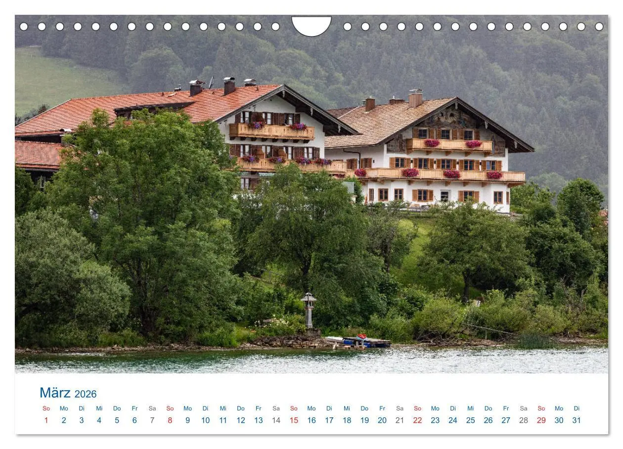 Bild: 9783457782743 | Schöner Tegernsee (Wandkalender 2026 DIN A4 quer), CALVENDO...