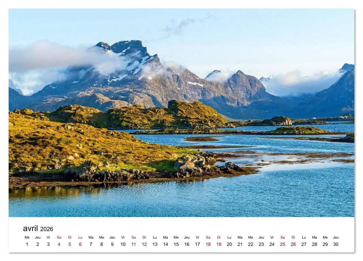 Bild: 9783516632743 | Lofoten - Îles de rêve norvégiennes (Calendrier mural 2026 DIN A4...