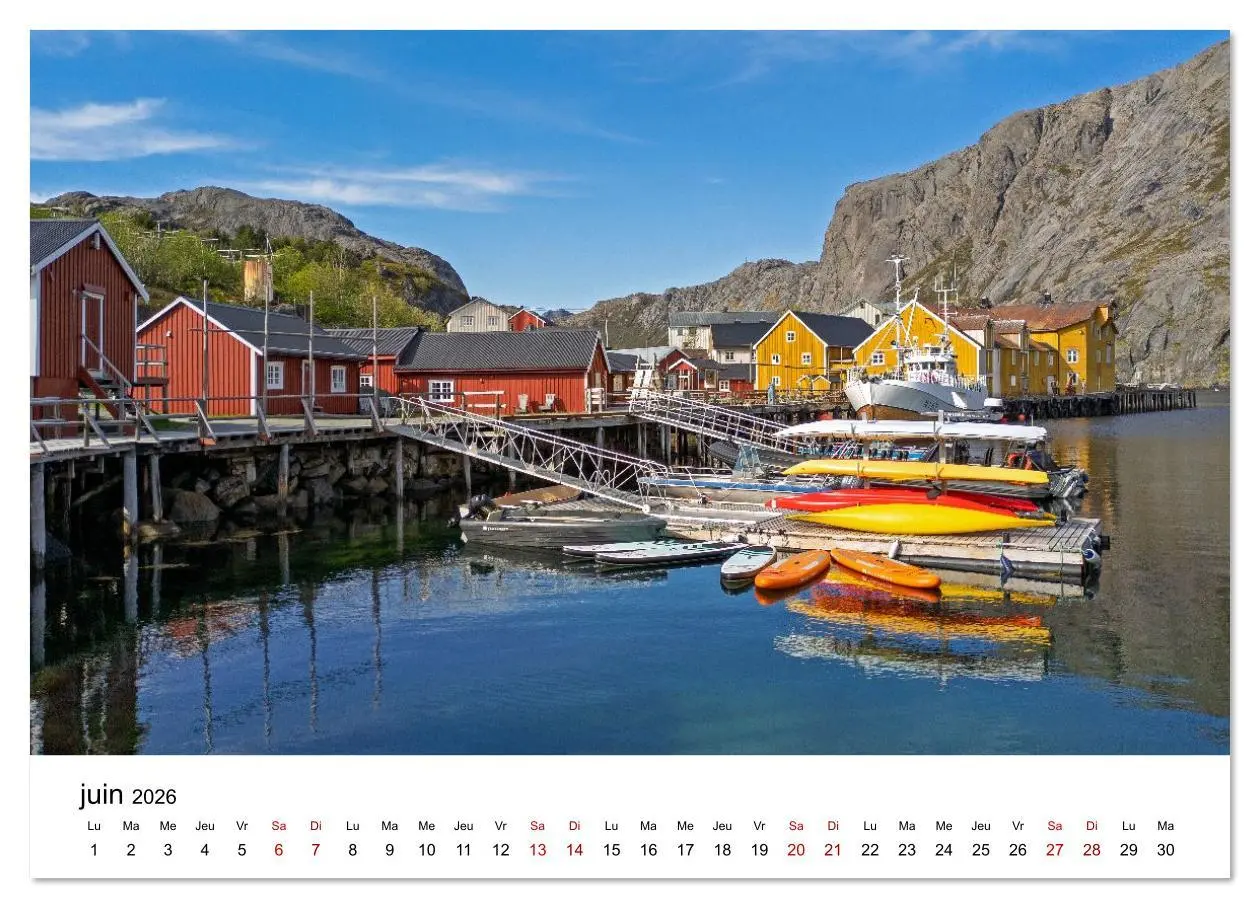 Bild: 9783516632743 | Lofoten - Îles de rêve norvégiennes (Calendrier mural 2026 DIN A4...