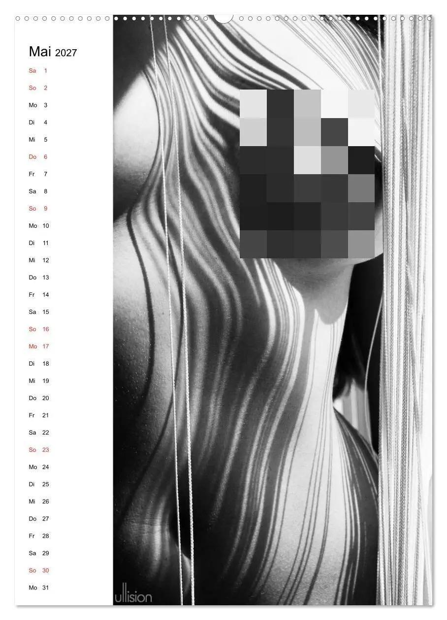 Bild: 9783594162743 | Akt abstrakt (Wandkalender 2027 DIN A2 hoch), CALVENDO Monatskalender