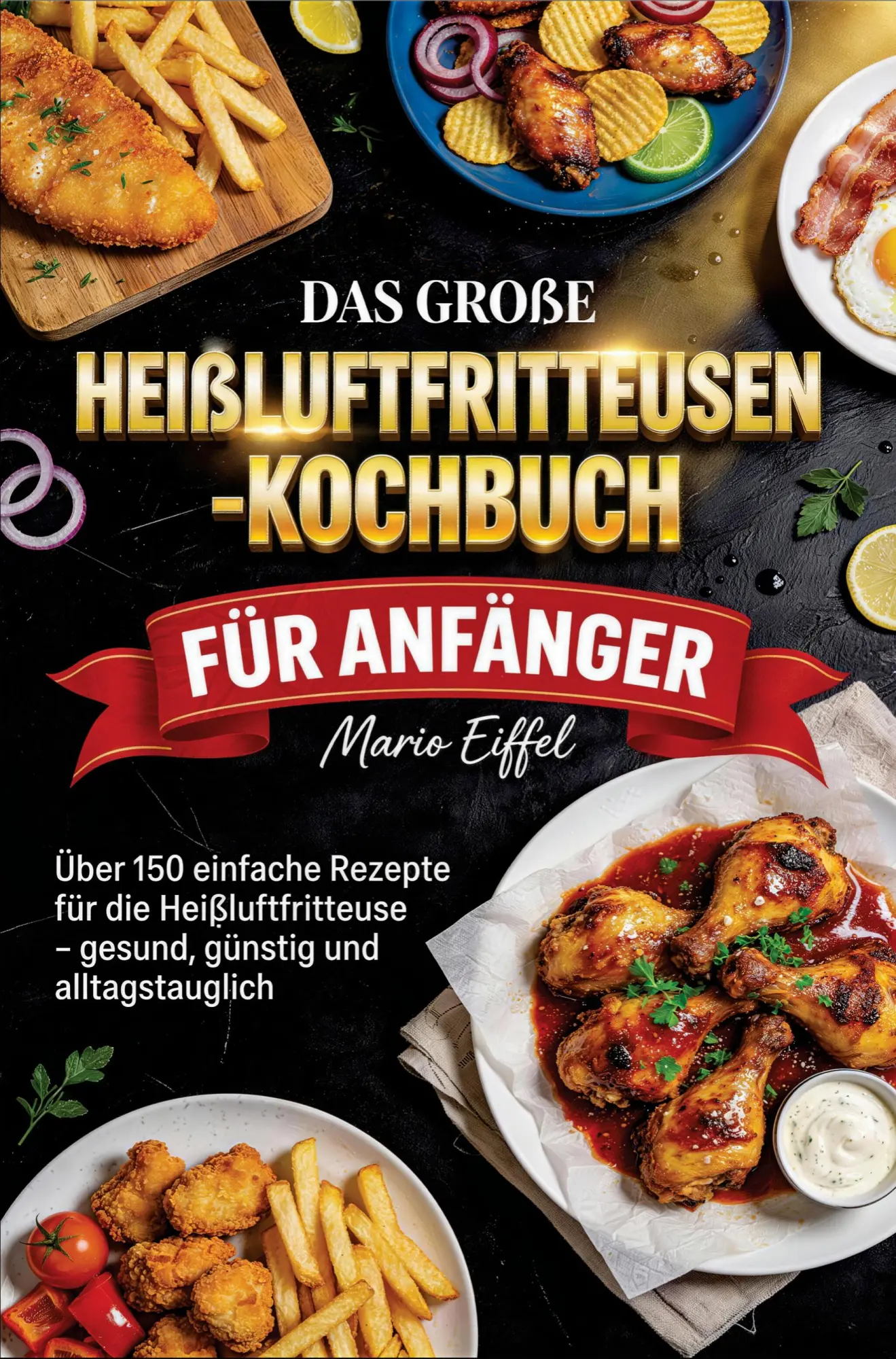 Cover: 9789403862743 | Das große Heißluftfritteusen-Kochbuch für Anfänger | Mario Eiffel
