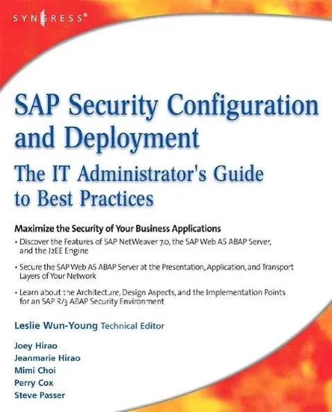 Elsevier Science Sap Security Configuration And Deployment