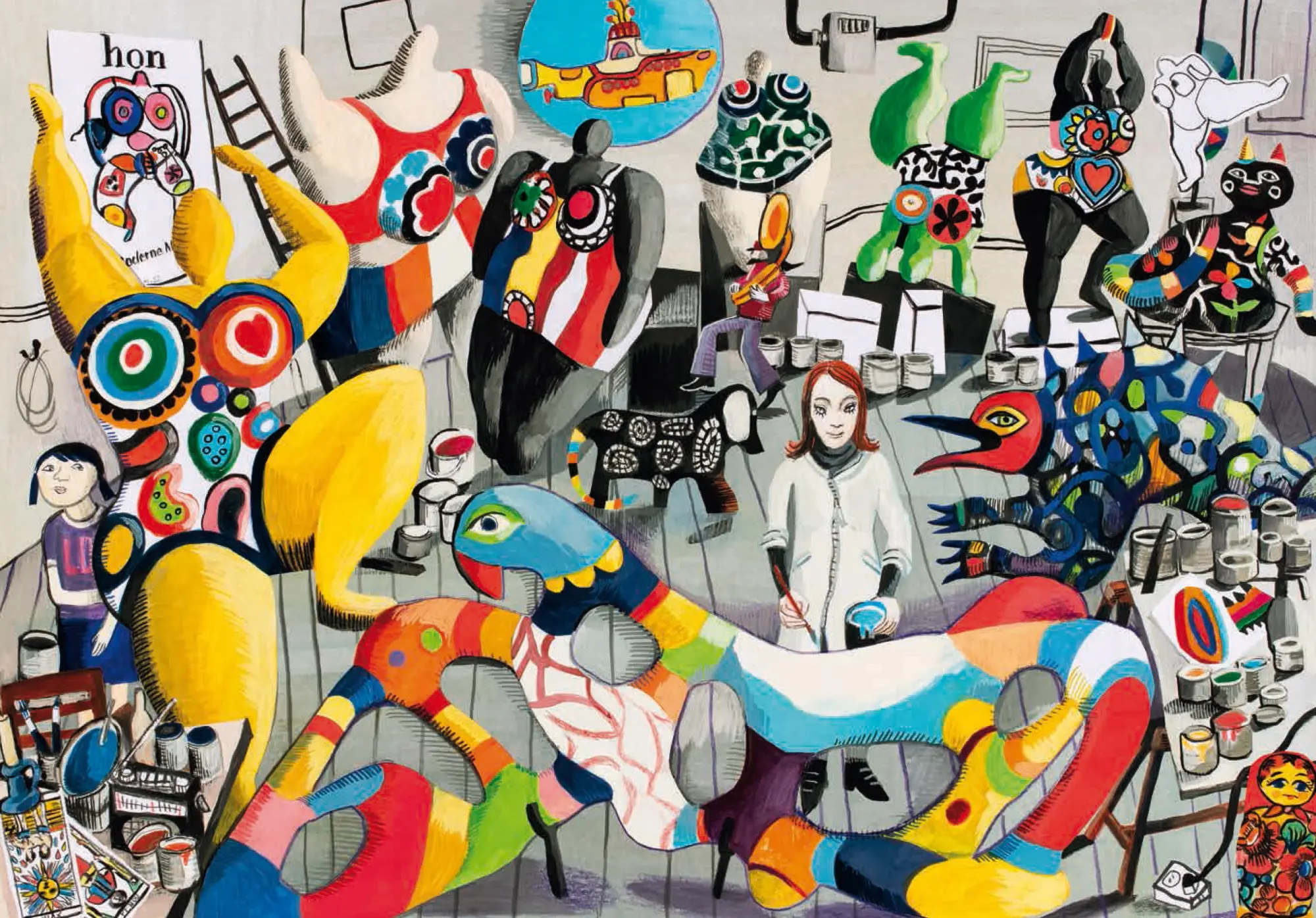 Bild: 9783038762843 | Wo Kunst gemacht wird | Emese Révész | Buch | Kunst für Kinder | 88 S.