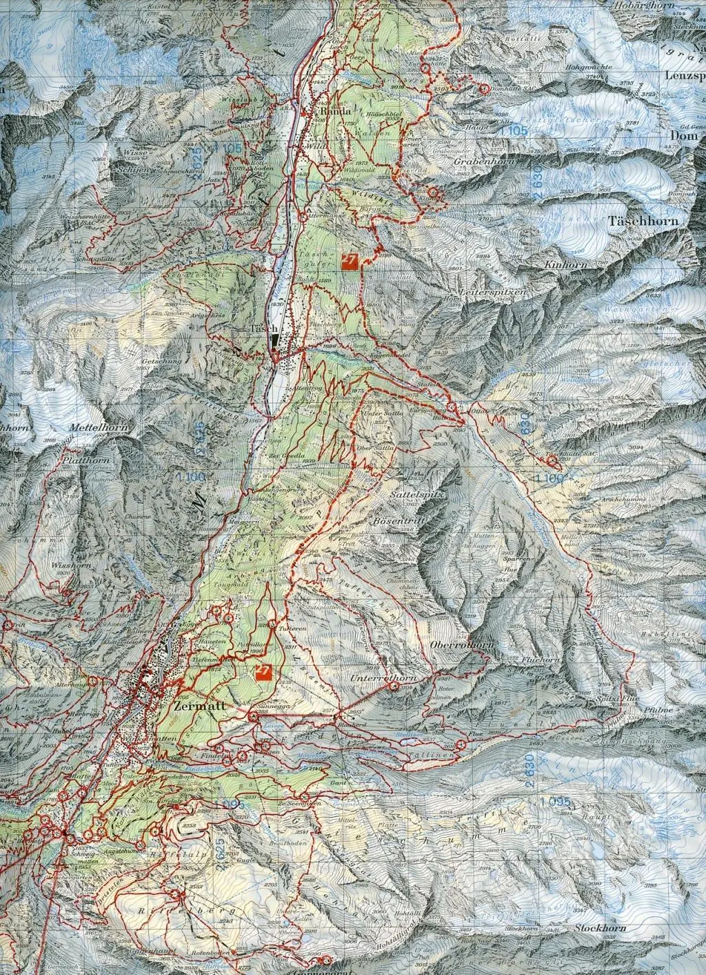 Bild: 9783302302843 | Swisstopo 1 : 50 000 Mischabel | swisstopo | (Land-)Karte | Deutsch
