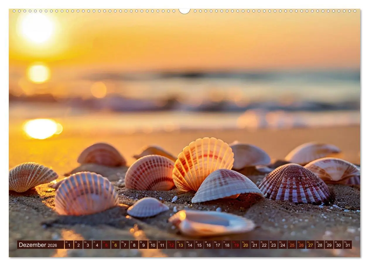 Bild: 9783457392843 | Faszination Muscheln (hochwertiger Premium Wandkalender 2026 DIN A2...