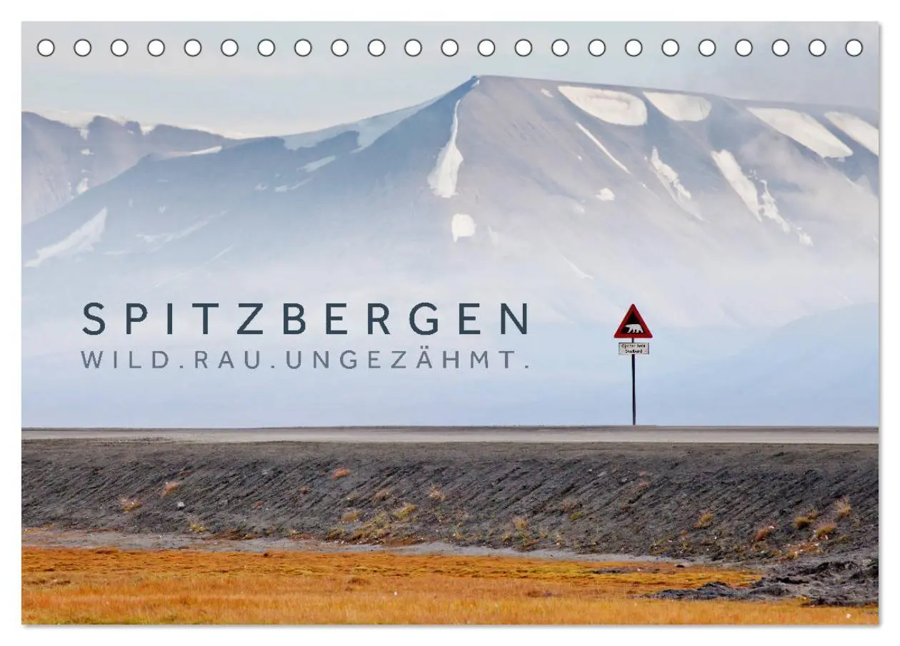 Cover: 9783457842843 | Spitzbergen - Wild.Rau.Ungezähmt. (Tischkalender 2026 DIN A5 quer),...