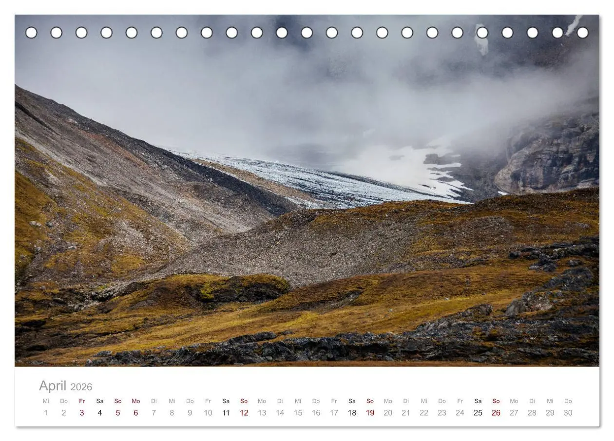Bild: 9783457842843 | Spitzbergen - Wild.Rau.Ungezähmt. (Tischkalender 2026 DIN A5 quer),...