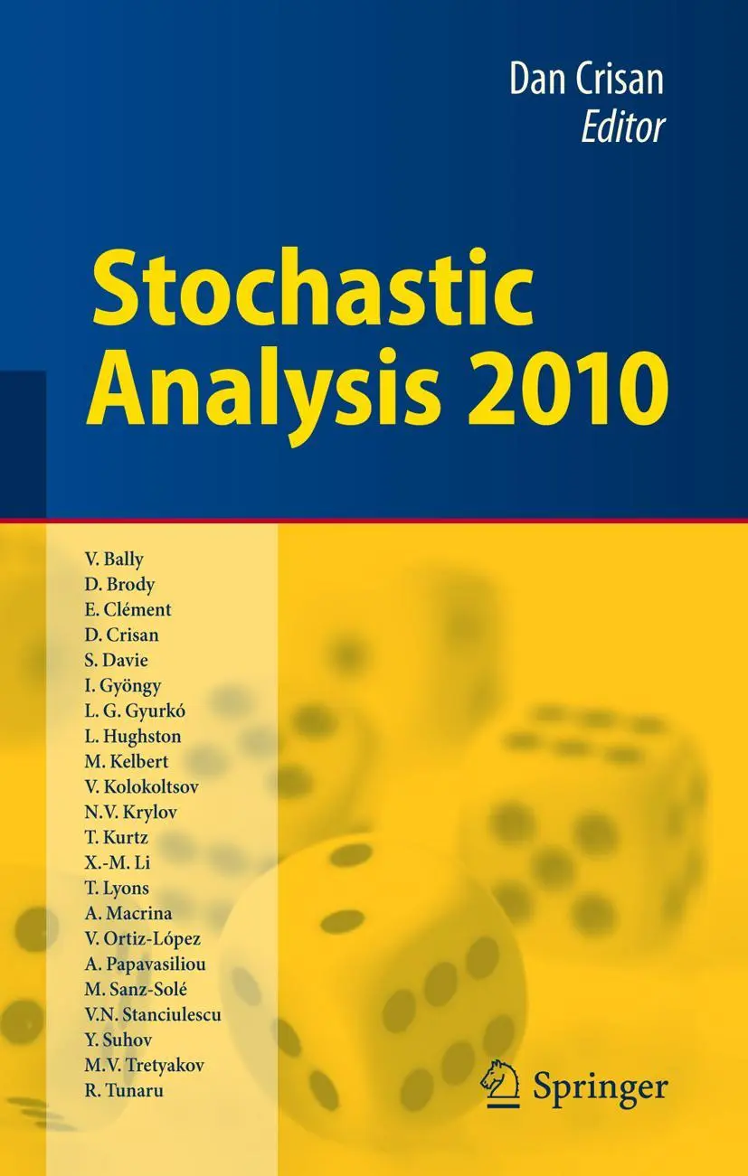 Cover: 9783642422843 | Stochastic Analysis 2010 | Dan Crisan | Taschenbuch | viii | Englisch