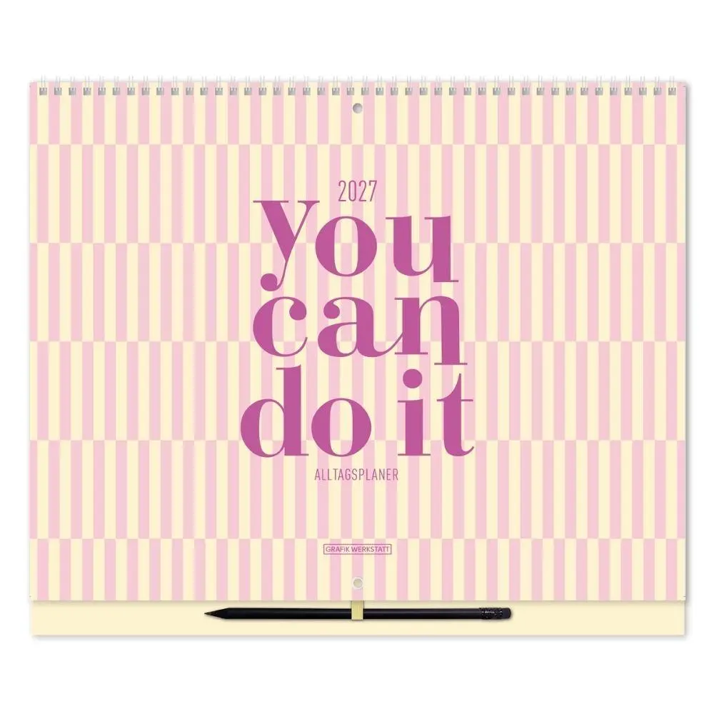 Cover: 9783986362843 | Alltagsplaner 2027 you can do it | Familienplaner | Original | 13 S.