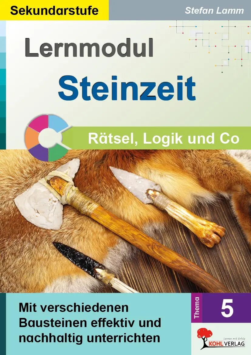 Cover: 9783988412843 | Lernmodul 5: STEINZEIT / Rätsel, Logik und Co | Stefan Lamm | Buch
