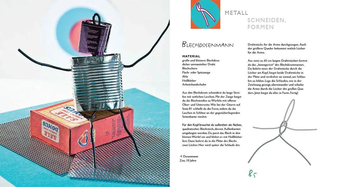 Bild: 9783258602943 | Kinder-Werkstatt Holz, Stein, Metall | Eva Hauck (u. a.) | Taschenbuch