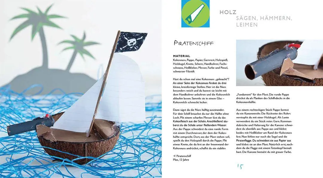 Bild: 9783258602943 | Kinder-Werkstatt Holz, Stein, Metall | Eva Hauck (u. a.) | Taschenbuch