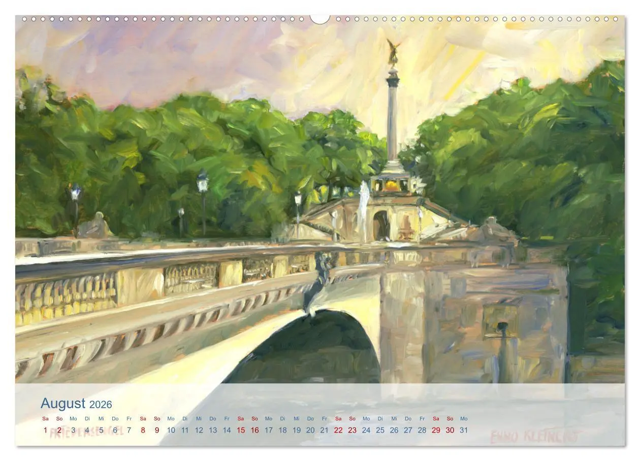 Bild: 9783457452943 | Skizzen aus München (hochwertiger Premium Wandkalender 2026 DIN A2...