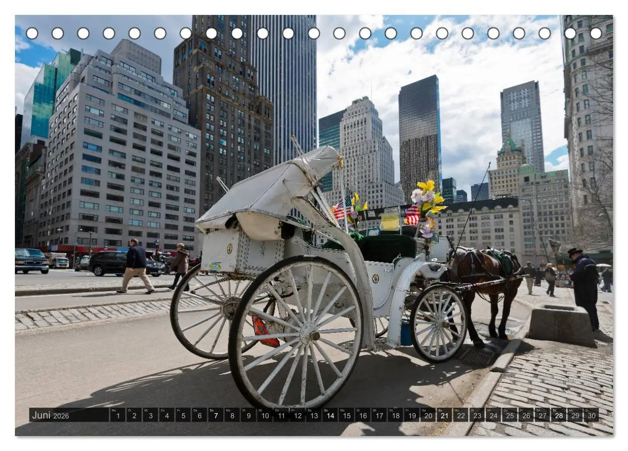 Bild: 9783516162943 | New York (Tischkalender 2026 DIN A5 quer), CALVENDO Monatskalender