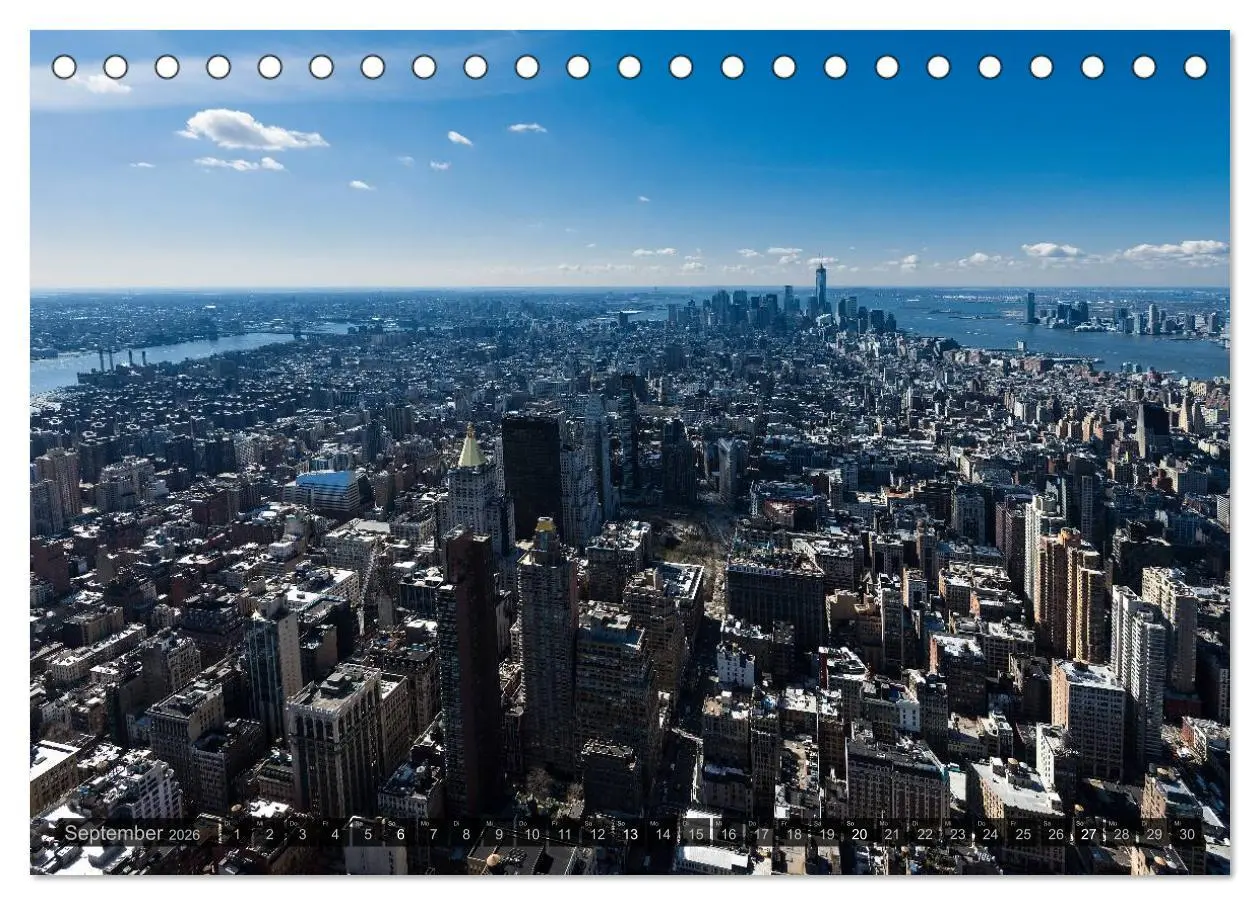 Bild: 9783516162943 | New York (Tischkalender 2026 DIN A5 quer), CALVENDO Monatskalender