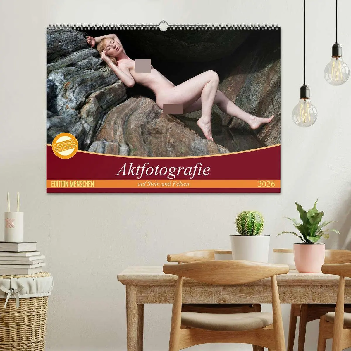 Bild: 9783516232943 | Aktfotografie auf Stein und Felsen (Wandkalender 2026 DIN A2 quer),...
