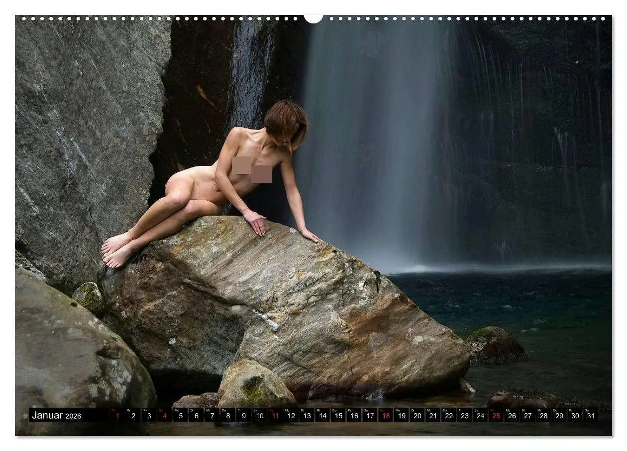 Bild: 9783516232943 | Aktfotografie auf Stein und Felsen (Wandkalender 2026 DIN A2 quer),...