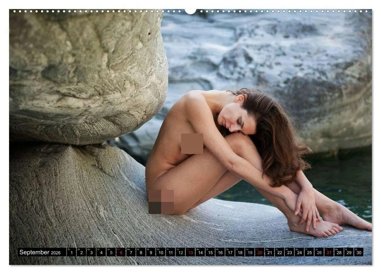Bild: 9783516232943 | Aktfotografie auf Stein und Felsen (Wandkalender 2026 DIN A2 quer),...