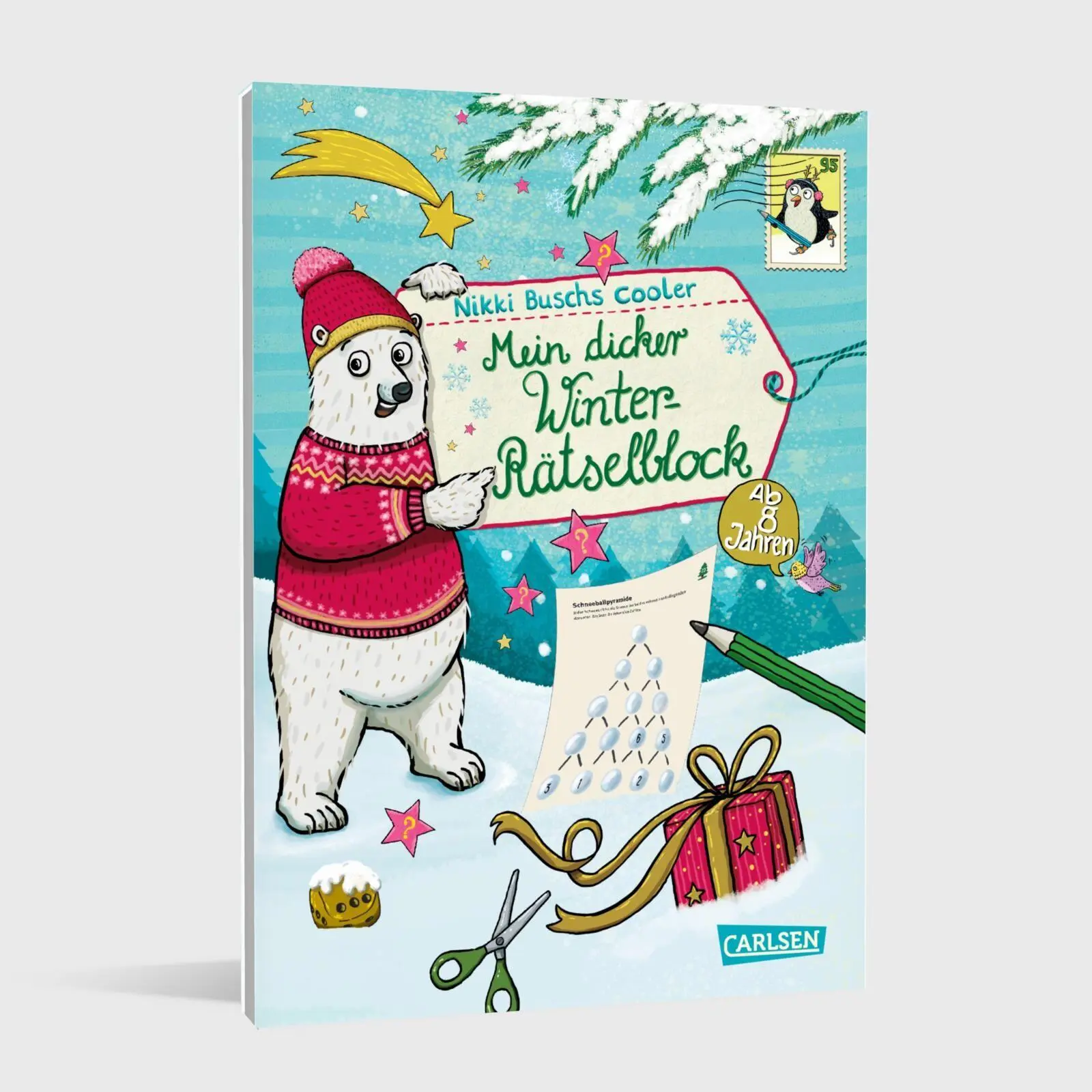 Bild: 9783551192943 | Mein dicker Winter-Rätselblock | Ab 8 Jahren | Nikki Busch | Buch