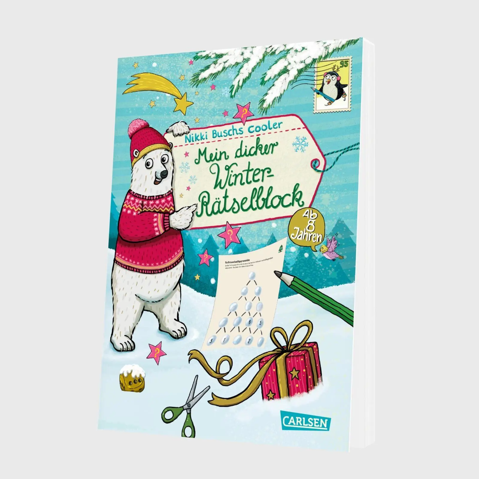 Bild: 9783551192943 | Mein dicker Winter-Rätselblock | Ab 8 Jahren | Nikki Busch | Buch