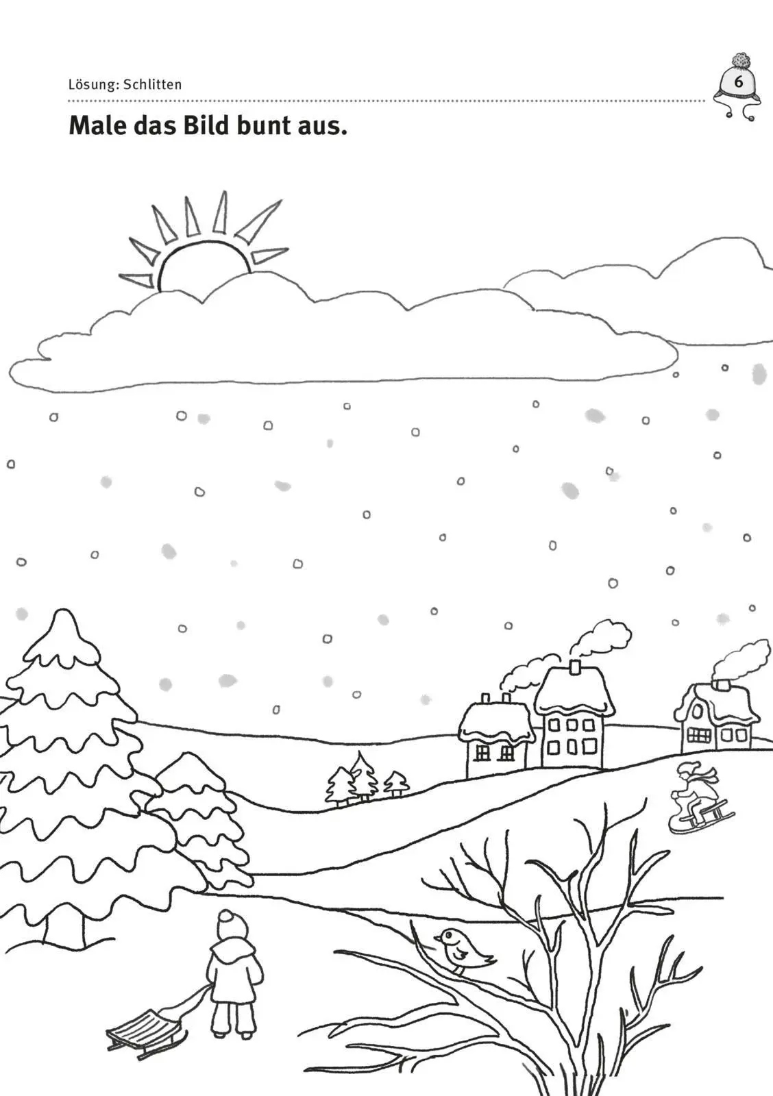 Bild: 9783551192943 | Mein dicker Winter-Rätselblock | Ab 8 Jahren | Nikki Busch | Buch