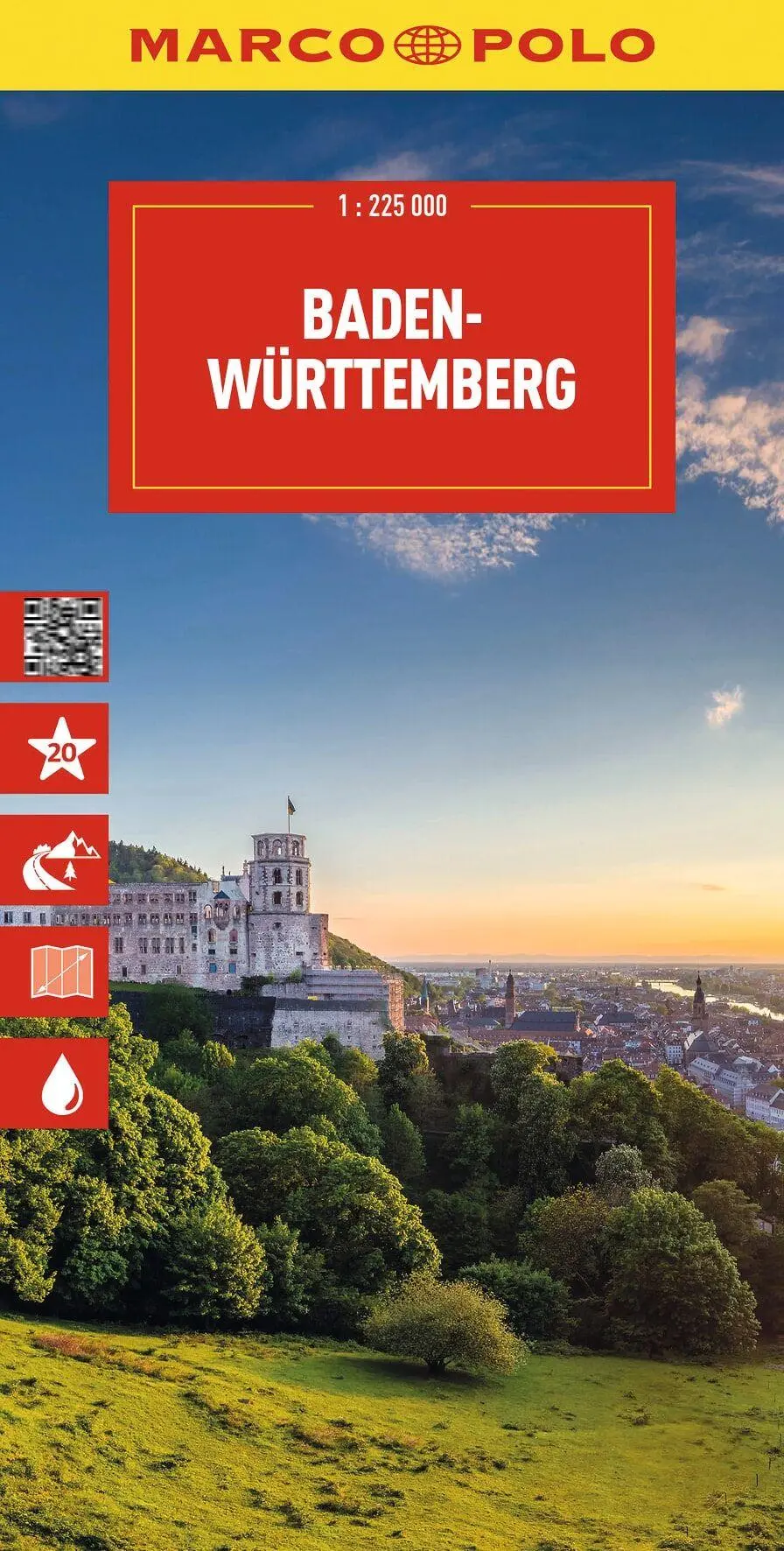 Cover: 9783575022943 | MARCO POLO Reisekarte Deutschland 11 Baden-Württemberg 1:225.000