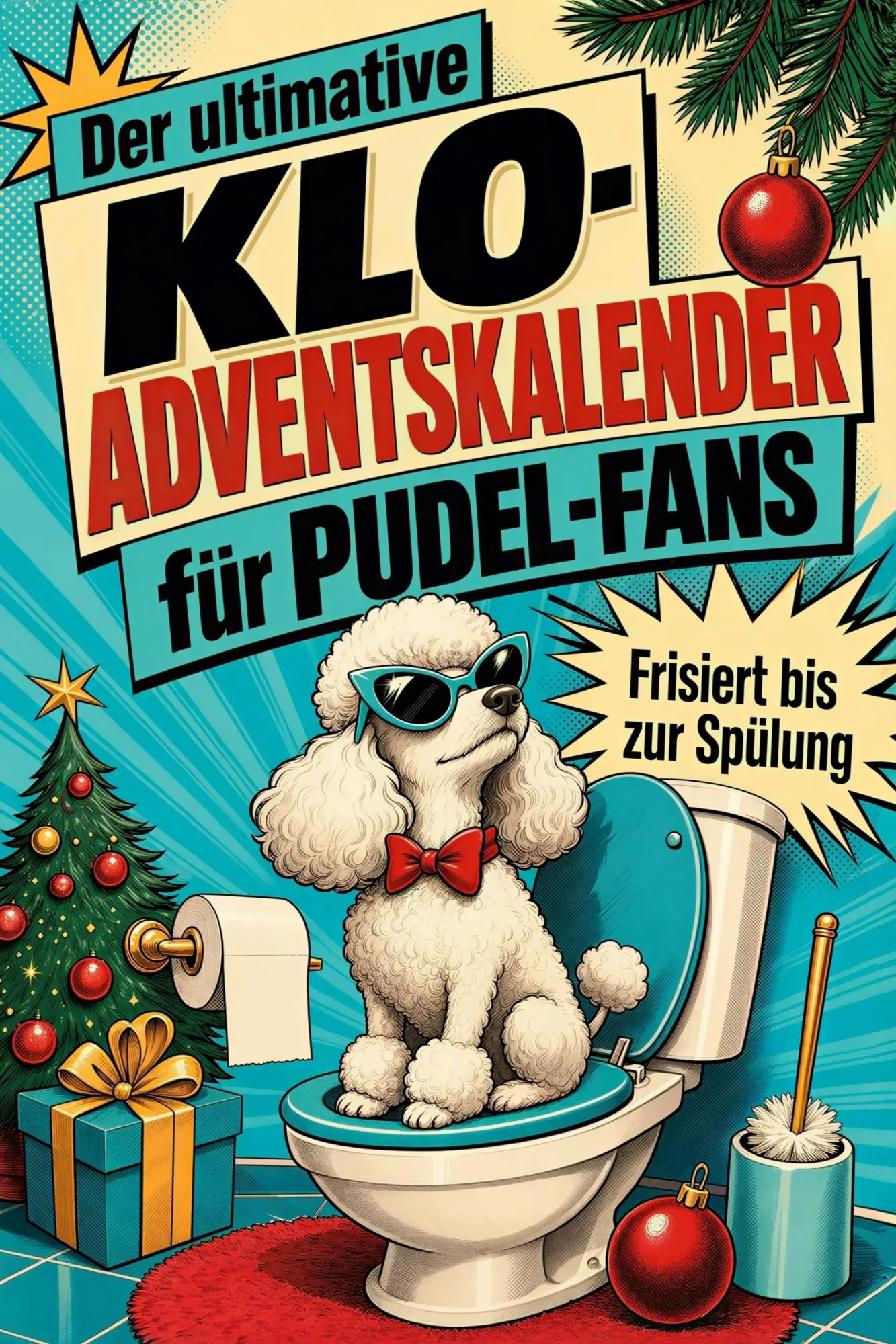 Cover: 9783696112943 | Der ultimative Klo-Adventskalender für Pudel-Fans | Alice Müller