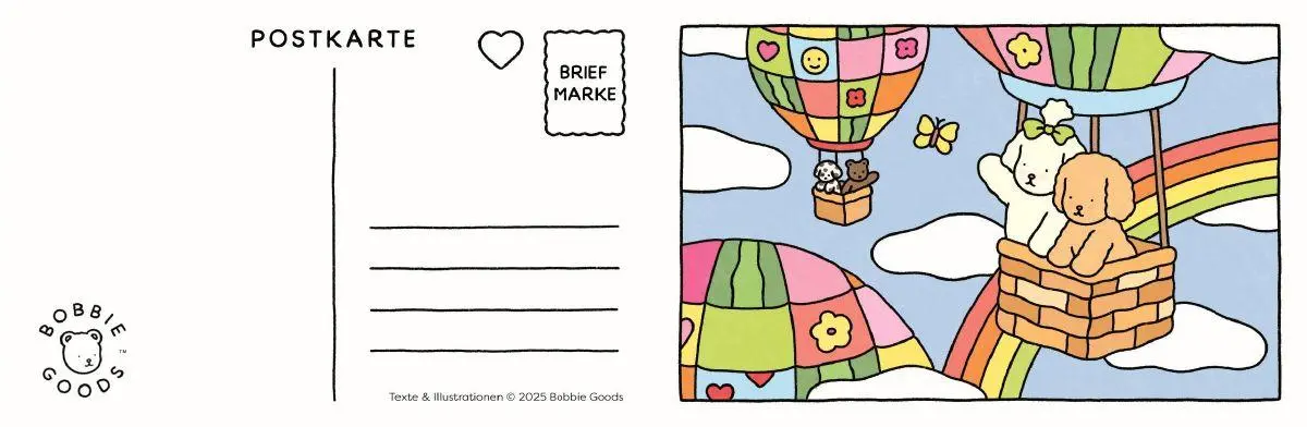 Bild: 9783735882943 | Bobbie Goods Postkarten Ausmalblock (offizielle deutsche Ausgabe)