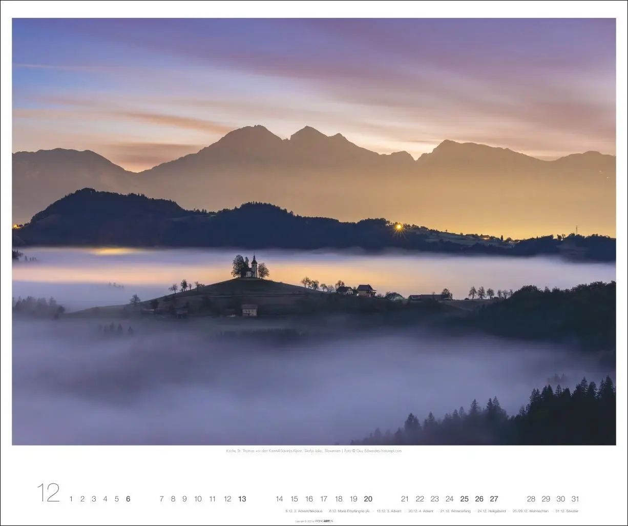Bild: 9783839902943 | Magische Landschaften 2026 | Guy Edwardes | Kalender | Spiralbindung