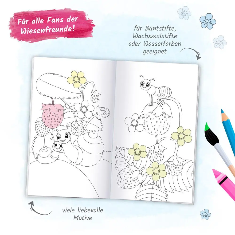 Bild: 9783988022943 | Trötsch Wiesenfreunde Ausmalbuch | Trötsch Verlag GmbH &amp; Co. KG | Buch