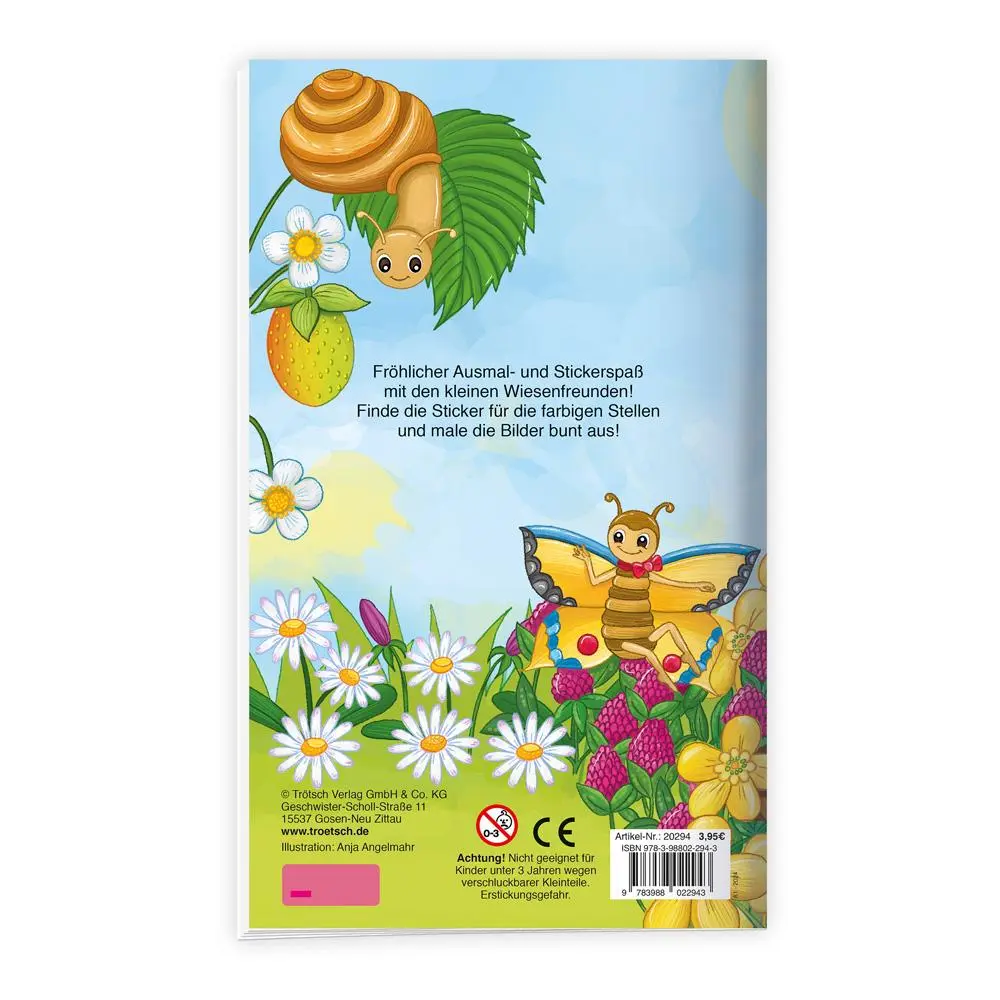 Bild: 9783988022943 | Trötsch Wiesenfreunde Ausmalbuch | Trötsch Verlag GmbH &amp; Co. KG | Buch